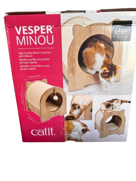 Cama para gato con rascador CATIT